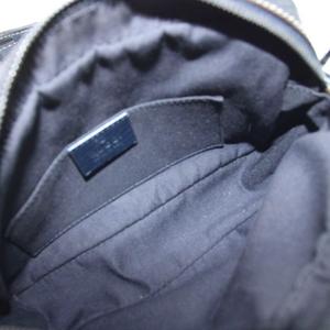 グッチ GUCCI 162910 002122 シェリーライン ショルダーバッグ GG柄 PVC レザー グレー 紺 ネイビー ■GY12 /MQ ■OH レディース