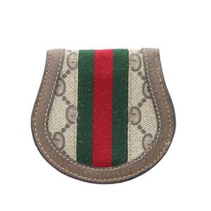 グッチ GUCCI 小銭入れ コインケース ベージュ 赤 レッド 緑 GG柄 シェリーライン ステッチ /RI ■OS ■GY18 ■OH メンズ