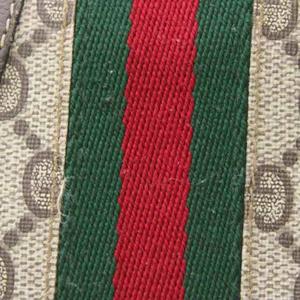 グッチ GUCCI 小銭入れ コインケース ベージュ 赤 レッド 緑 GG柄 シェリーライン ステッチ /RI ■OS ■GY18 ■OH メンズ