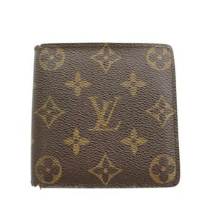 ルイヴィトン LOUIS VUITTON モノグラム ポルト ビエ カルト クレディ モネ 財布 二つ折り 小銭入れ 茶 ブラウン M61665 /AN26 ■OH レディース