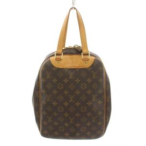 ルイヴィトン LOUIS VUITTON モノグラム エクスカーション ハンドバッグ PVCレザー ヌメ革 茶 ブラウン M41450 /YT36 ■OH レディース