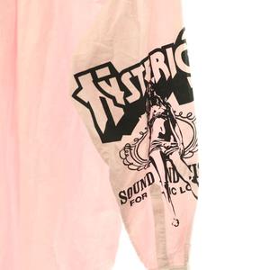 ヒステリックグラマー HYSTERIC GLAMOUR 26SS DIZZY&MILKY BAD ASS WHISKY ボタンダウンシャツ ストライプ 長袖 S ピンク /HS ■OS メンズ