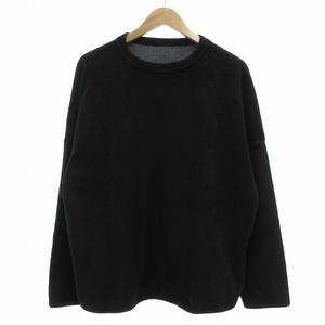 エンハンス エレメント Enhance Element プルオーバー トレーナー フリースシャツ 長袖 起毛 オーバーサイズ M ブラック /UO メンズ
