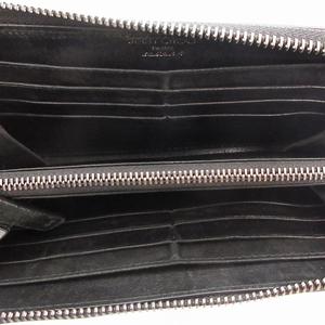 ジミーチュウ JIMMY CHOO 長財布 ラウンドファスナー スタースタッズ レザー 黄 イエロー /UD メンズ