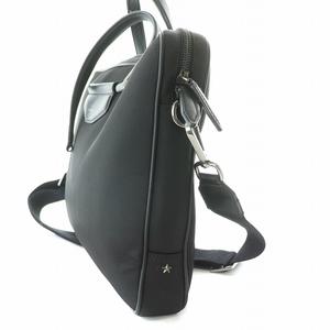 ジミーチュウ JIMMY CHOO ビジネスバッグ ブリーフケース 書類バッグ ショルダーバッグ キャンバス レザー 黒 ブラック /MW メンズ