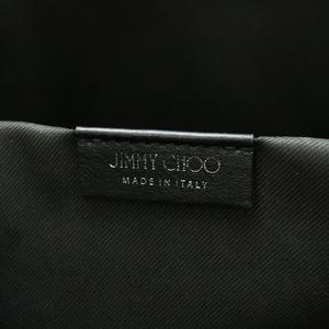 ジミーチュウ JIMMY CHOO ビジネスバッグ ブリーフケース 書類バッグ ショルダーバッグ キャンバス レザー 黒 ブラック /MW メンズ