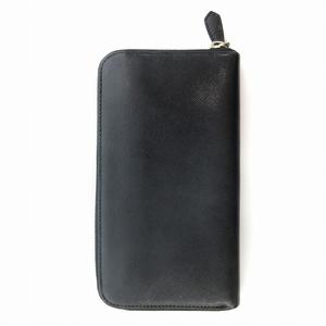 プラダ PRADA サフィアーノ 長財布 三角プレート ラウンドファスナー 