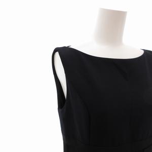 フォクシー FOXEY ワンピース ノースリーブ ひざ丈 バックジップ 38 M