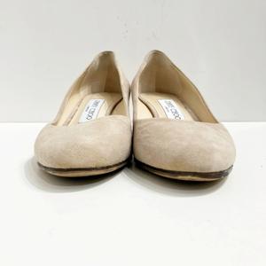 ジミーチュウ JIMMY CHOO パンプス スエードレザー ヒール ベージュ 36 約23㎝ IBO71 レディース