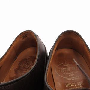 SCOTCH GRAIN ダークブラウン レザー ドレスシューズ 26 SCOTCH GRAIN ダークブラウン レザー ドレスシューズ