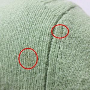 ポロジーンズ ラルフローレン POLO JEANS ニットジャケット ロゴ ビジュー ジップアップ ウール S 緑 グリーン X レディース