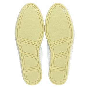 未使用品 ジミーチュウ JIMMY CHOO エスパドリーユ ローファー スリッポン スタッズ 切替 レザー 43 約28cm 白 ホワイト 0604 メンズ