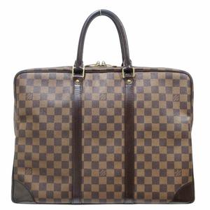 ルイヴィトン LOUIS VUITTON ダミエ エベヌ ポルトドキュマン ヴォワヤージュ N41124 ブリーフケース ビジネスバッグ 書類カバン 茶 ブラウン 系 0609 メンズ レディース