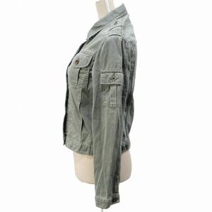 ポロジーンズ ラルフローレン POLO JEANS ワークジャケット ブルゾン コットン S 灰 グレー ■MET1 0720 レディース