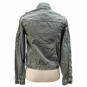 ポロジーンズ ラルフローレン POLO JEANS ワークジャケット ブルゾン コットン S 灰 グレー ■MET1 0720 レディース