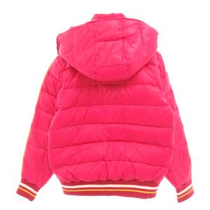 ディーゼル キッズ DIESEL KIDS 美品 ダウンジャケット ワッペン 10 ピンク /YJ ■YHS15 キッズ