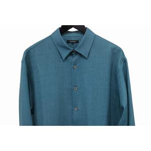 ラブレス LOVELESS シャツ 長袖 ブッチャー グリーン L メンズ