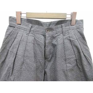 シャリーフ SHAREEF パンツ グレー ウインドウペン 綿 サイズ2 M メンズ