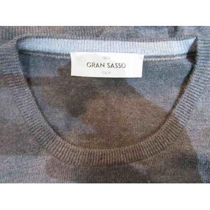 未使用品 グランサッソ GRAN SASSO クルーネックセーター メンズ