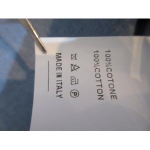 未使用品 FEFE 綿シャツ 長袖ブルー メンズ