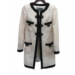 ボディドレッシングデラックス BODY DRESSING Deluxe ノーカラーコート ホワイト 38 レディース