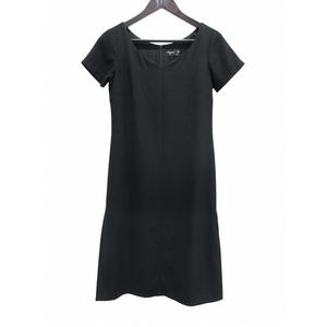 アニエスベー agnes b. ワンピース ひざ丈 ブラック 36 レディース