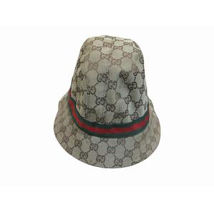 グッチ GUCCI 帽子バケットハット GGキャンバス レディース Sサイズ レディース